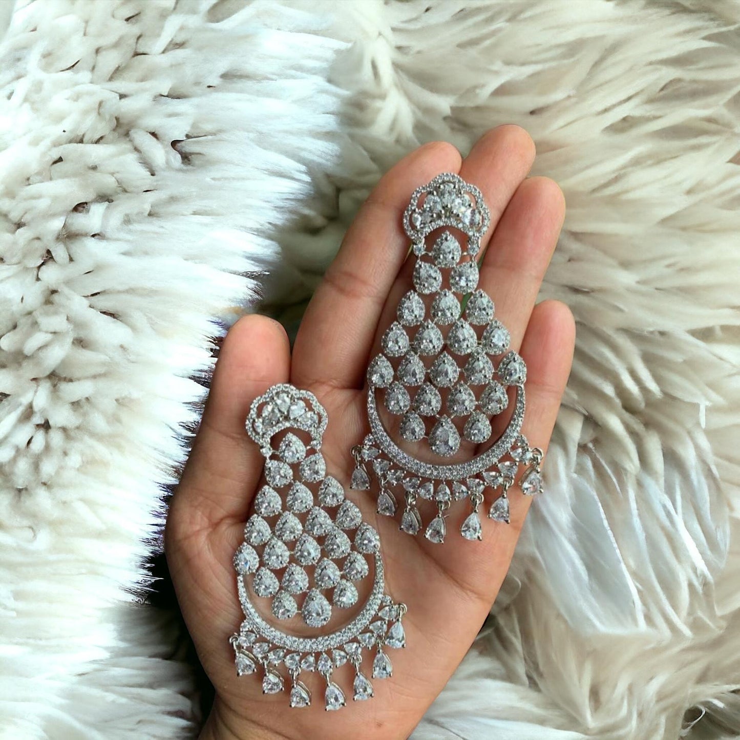 American Diamond Zirconia Earrings