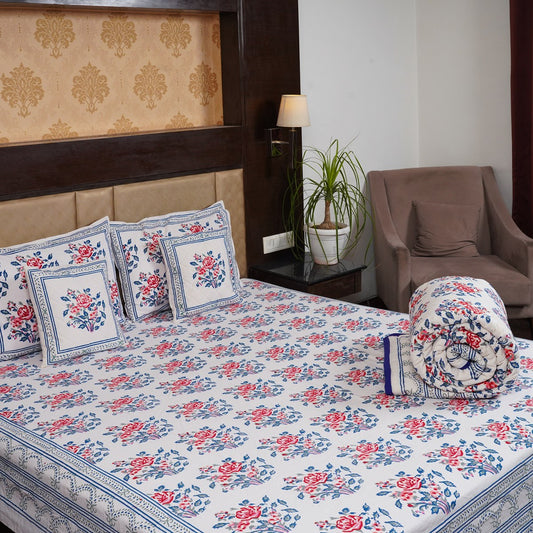 King Size Jaipuri Bedding Set
